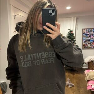 Essentials Brown Oversized Sweater for Comfort and Style